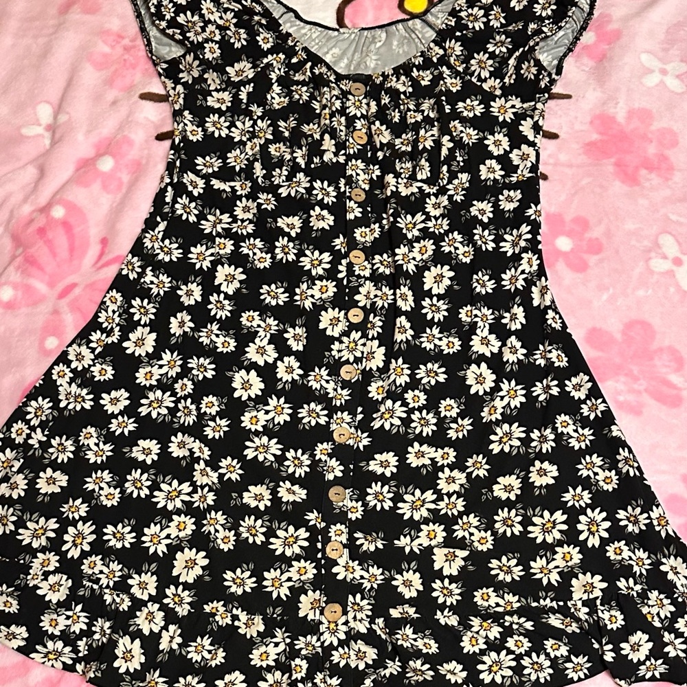 Floral Button-Down Dress